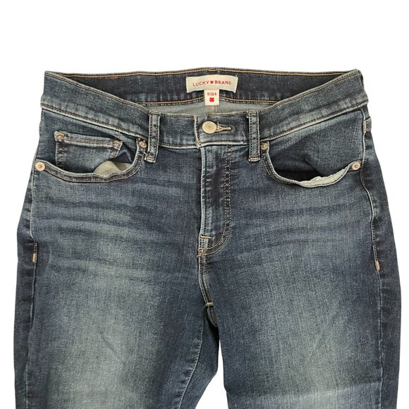 Lucky Brand Denim Bootcut Jeans Woman's Size 6/28R Blue Rodeo Western - Picture 4 of 11